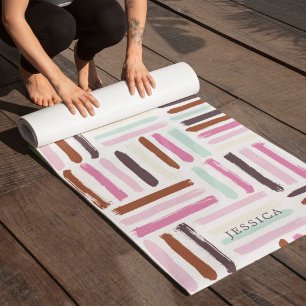 Fun Abstract Pattern Yoga Mat