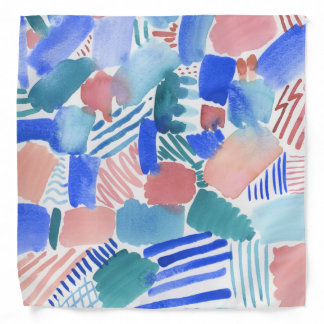 fun abstract patterned bandana
