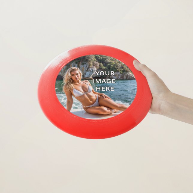 FUN! 🥏 Add Text or Image Custom Frisbee (In Hand)