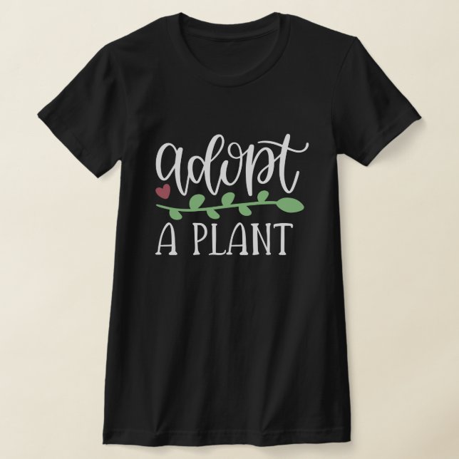 FUN ADOPT A PLANT DARK  T-Shirt (Laydown)
