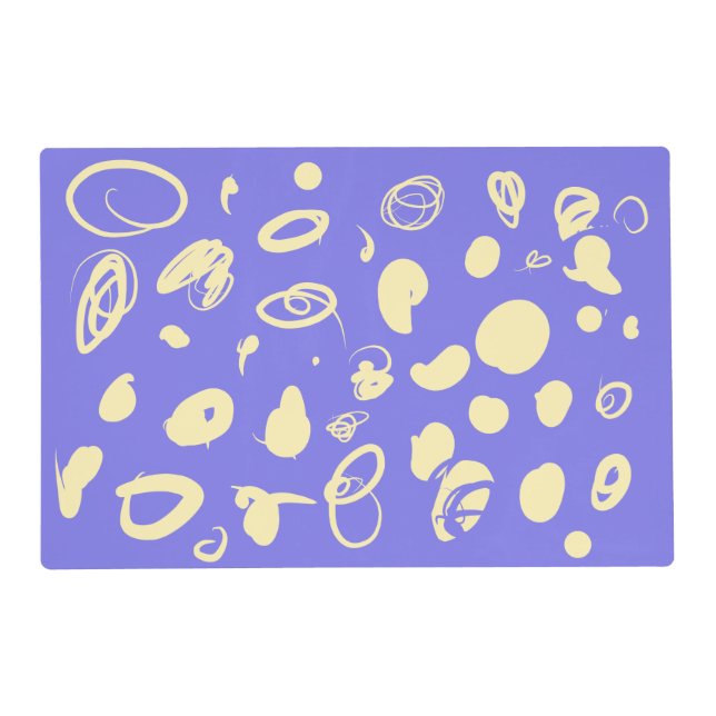 Fun aesthetic design Placemat (Front)