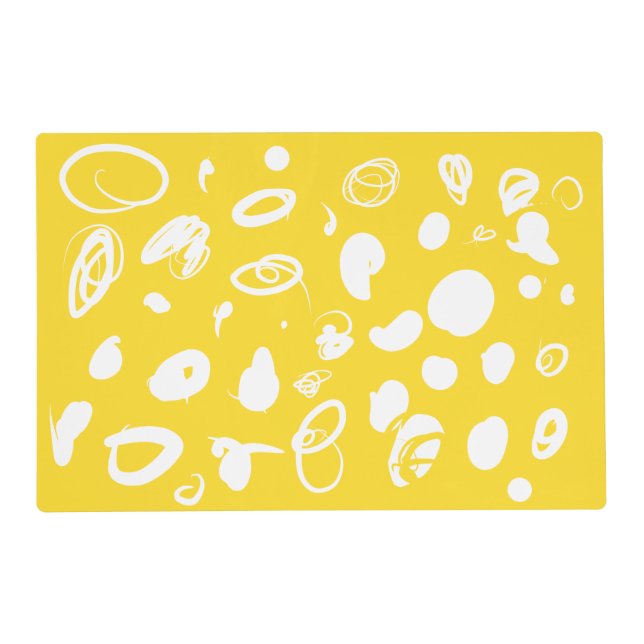 Fun aesthetic design Placemat (Front)
