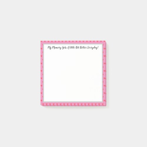 Fun Affirmation for Memory Post_It Notes 3 x 3 Post_it Notes