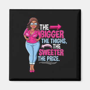 Fun African American Black Woman  Magnet