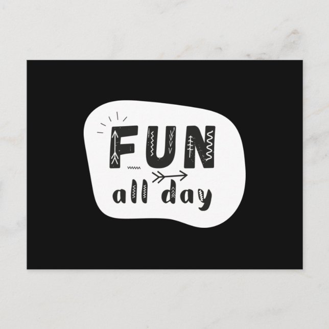 FUN All day Postcard (Front)