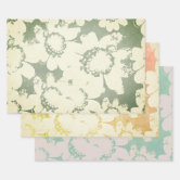 Custom Vintage Floral Wrapping Paper (Personalized)