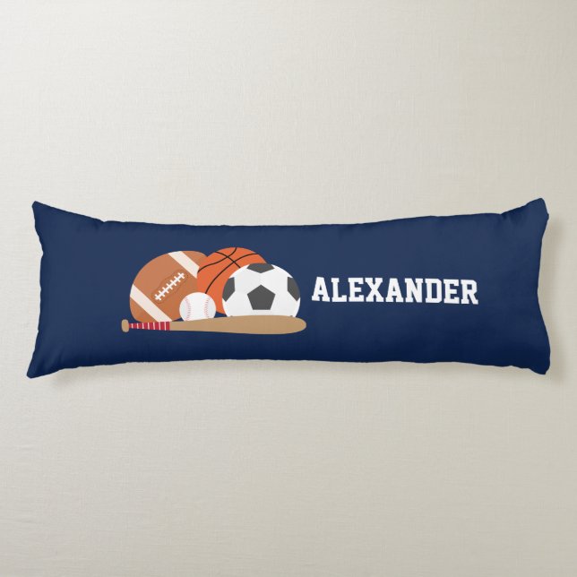 Fun All Star Sports Body Pillow (Front)