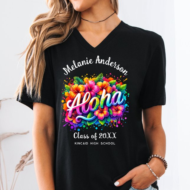Fun Aloha Tropical Graduation  T-Shirt (Creator Uploaded)