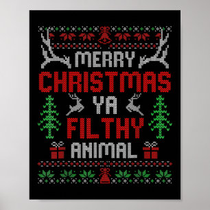 Fun Alone At Home Movies Merry Christmas You Filty Poster