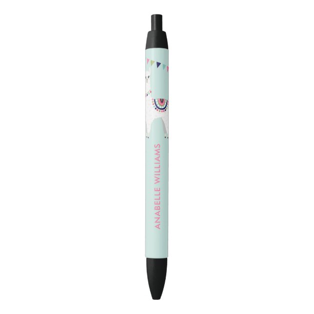 Fun Alpaca Personalized Pen (Front Vertical)