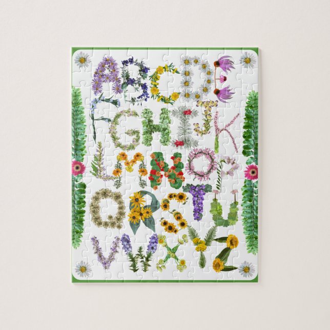 Fun Alphabet  Jigsaw Puzzle (Vertical)
