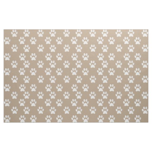 Fun and Adorable Pet Paws Pattern Fabric