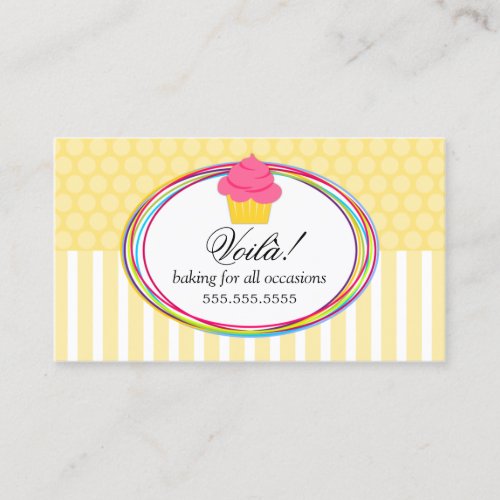 Cupcake Bakery Business Cards