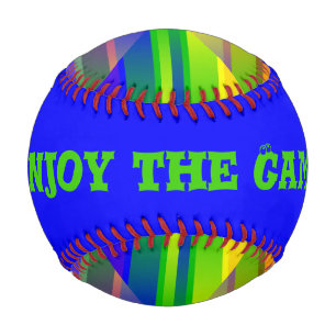 Fun and colorful baseball