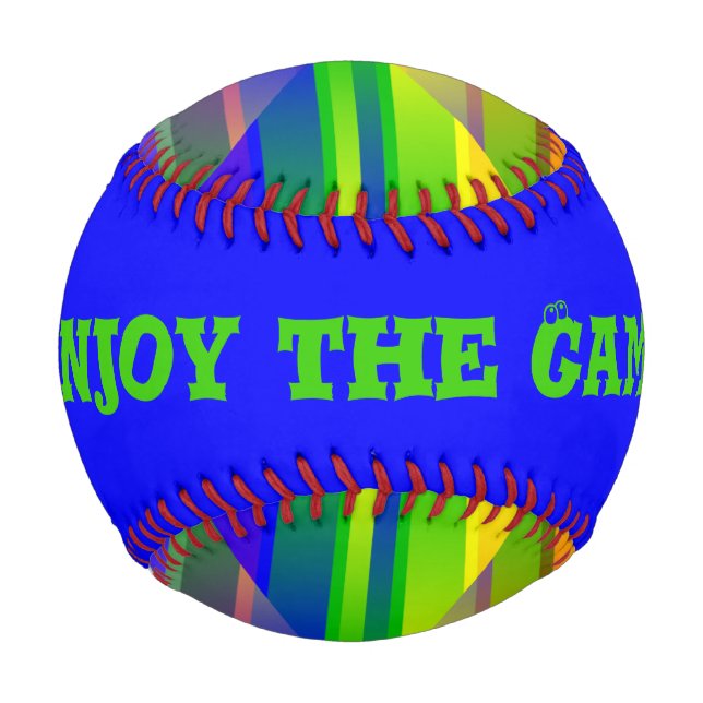Fun and colorful baseball (Back)
