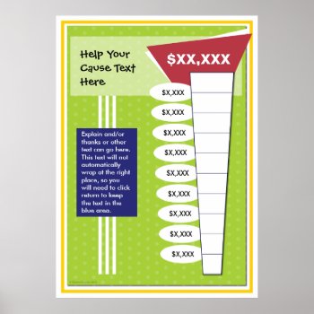 Fun And Colorful Chart by FundraisingAndGoals at Zazzle