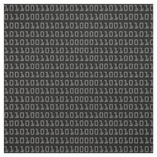 Fun and Cool Computer Binary Code Pattern Fabric