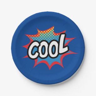 Fun and Cool Pop Art Paper Plates