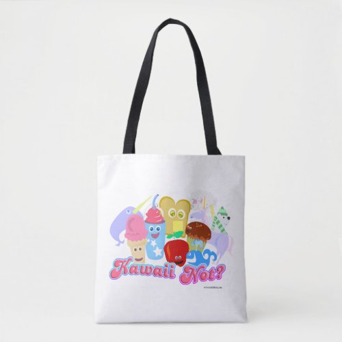 Fun and Cute Kawaii Not Tote Bag