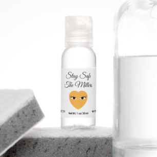 Fun and Cute Yellow Heart Travel Bottle Set Hand Sanitizer