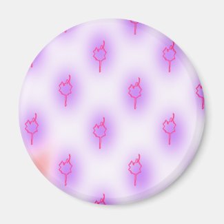 Fun and Dancing 2 Inch Round Magnet