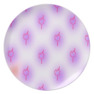 Fun and Dancing Melamine Plate