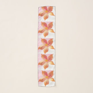 FUN AND FABULOUS HAND PAINTED FLORAL SCARF