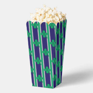 Fun and Fancy 4 Leaf Clover Popcorn Favor Boxes