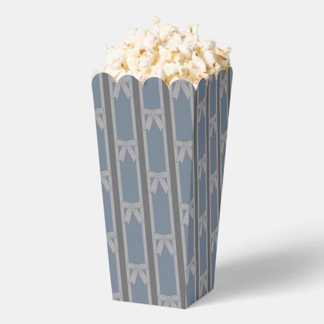 Fun and Fancy Bow Popcorn Favor Boxes (Popped)