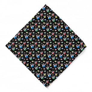 Fun and Fancy Bowling Pattern Bandana