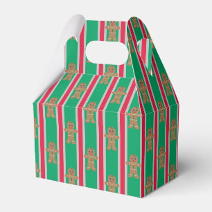 Fun and Fancy Christmas Gingerbread Favor Boxes