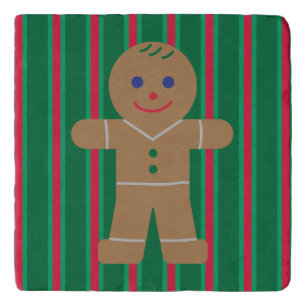 Fun and Fancy Christmas Gingerbread Man Trivet