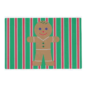Fun and Fancy Christmas Gingerbread Placemat