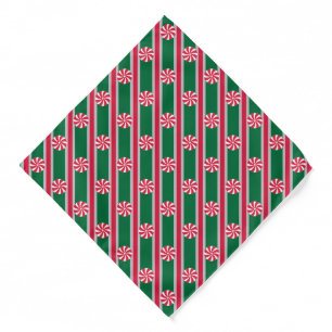 Fun and Fancy Christmas Peppermint Candy Bandana