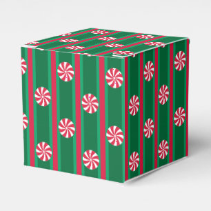 Fun and Fancy Christmas Peppermint Candy Favor Boxes