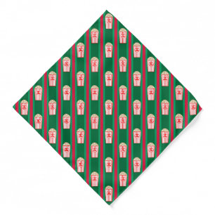 Fun and Fancy Christmas Popcorn Bandana