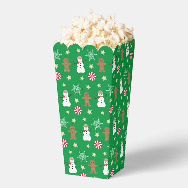 Fun and Fancy Christmas Popcorn Favor Boxes (Popped)
