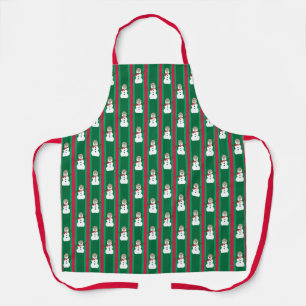 Fun and Fancy Christmas Snowman Detective Apron
