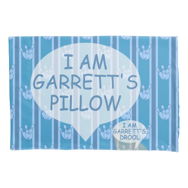 Fun and Fancy Customizable Bowling Pillow Case (Front)