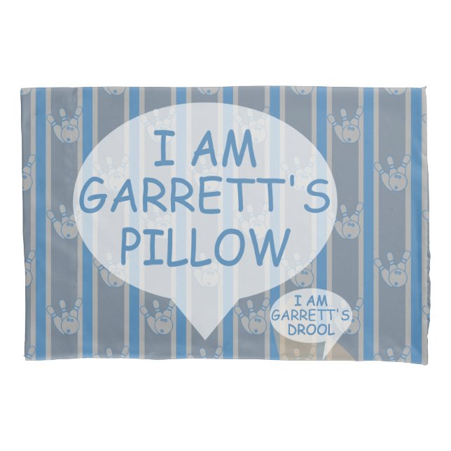 Fun and Fancy Customizable Bowling Pillow Case (Front)