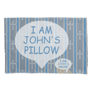 Fun and Fancy Customizable Cross Striped Pillow Case