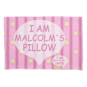 Fun and Fancy Customizable Star Striped Pillow Case