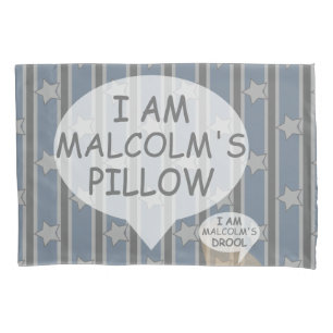 Fun and Fancy Customizable Star Striped Pillow Case