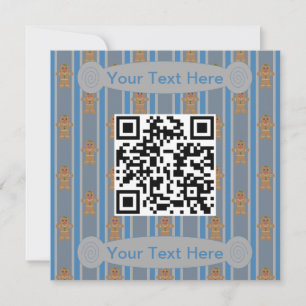 Fun and Fancy Gingerbread Man Invitation
