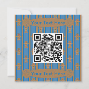 Fun and Fancy Gingerbread Man Invitation