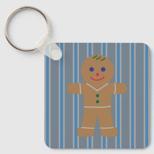 Fun and Fancy Gingerbread Man Keychain