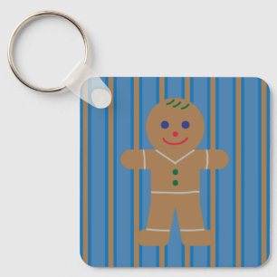 Fun and Fancy Gingerbread Man Keychain