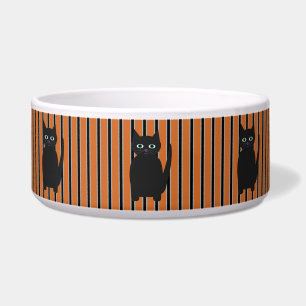 Fun and Fancy Halloween Black Cats Bowl