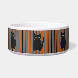 Fun and Fancy Halloween Black Cats Bowl