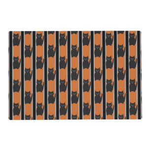 Fun and Fancy Halloween Black Cats Placemat